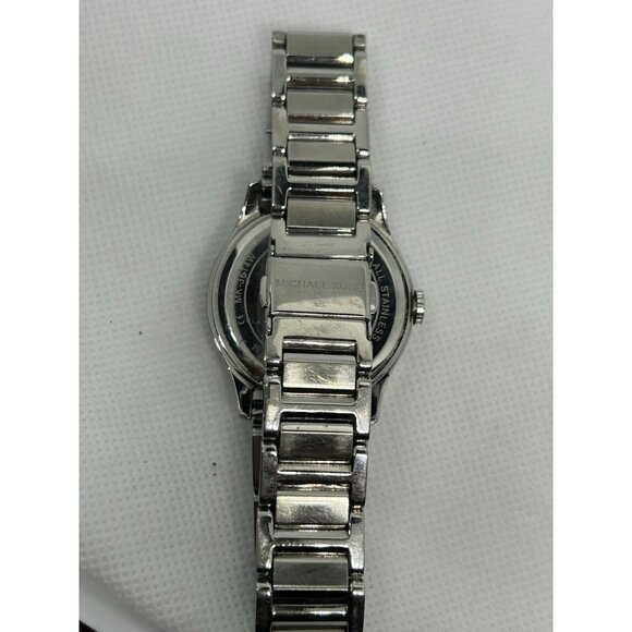 Michael Kors Mini Bailey MK3614W Silver Tone Women’s 34mm Watch Stainless - Picture 7 of 10